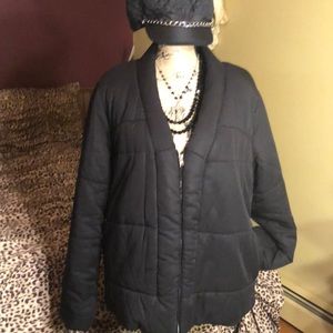 URBAN OUTFITTERS Quilted Zip Up Puffer Jacket Coat
